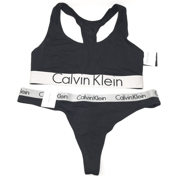 Calvin Klein Other - Calvin Klein Bralette & Thong Set sz: L